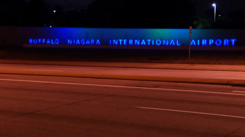 Night approach to a regional airport in winter conditions similar to the Colgan Air Flight 3407 scenario
