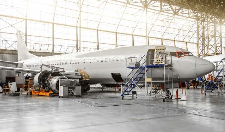 Aircraft maintenance operations highlighting capacity and supply chain resilience