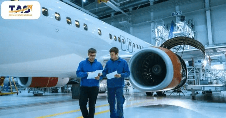 Modern aircraft maintenance environment representing the strategic role of MRO Americas