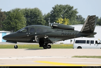 Pre-owned Cirrus Vision Jet SF50 illustrating differences between new and used pricing