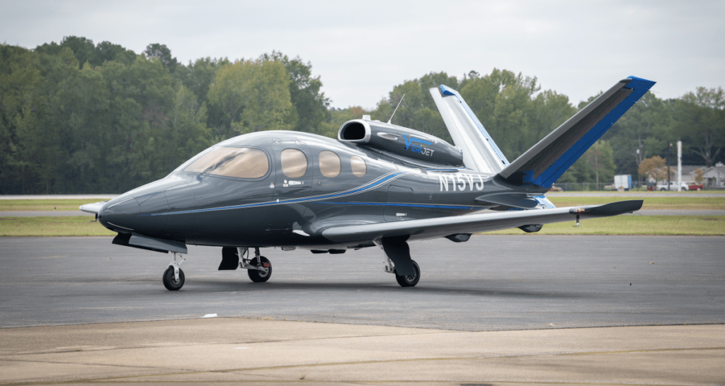 Cirrus Vision Jet SF50 operating in a commercial charter and air taxi environment