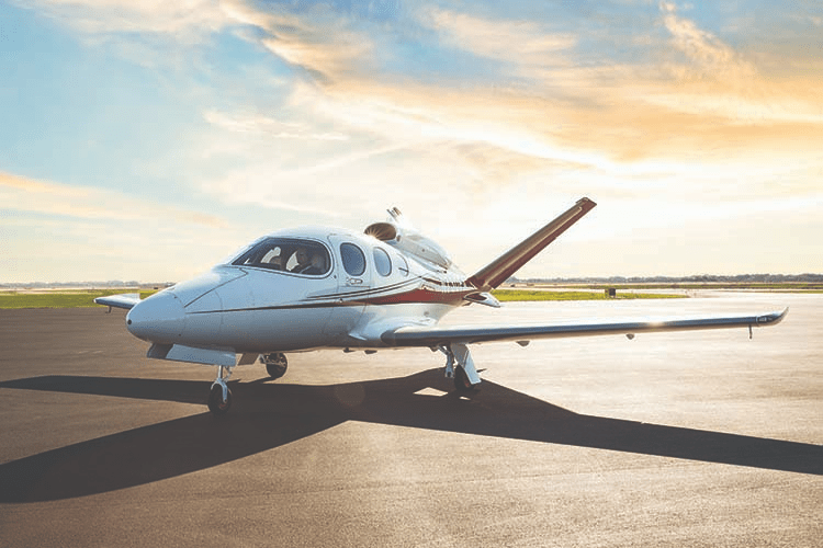 Cirrus Vision Jet SF50 representing a focused and efficient personal jet ownership experience